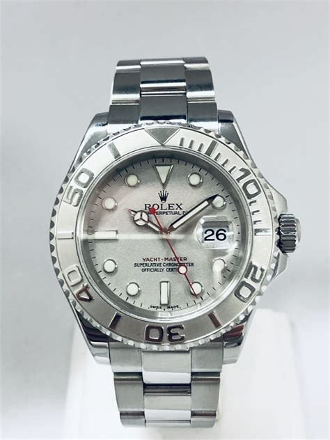 rolex yachtmaster platinum 40 mm|Rolex yacht master 40 thickness.